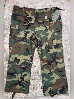 Rothco Tactical BDU Pants Mens Sz 4XL waist 51-55" combat military woodland camo